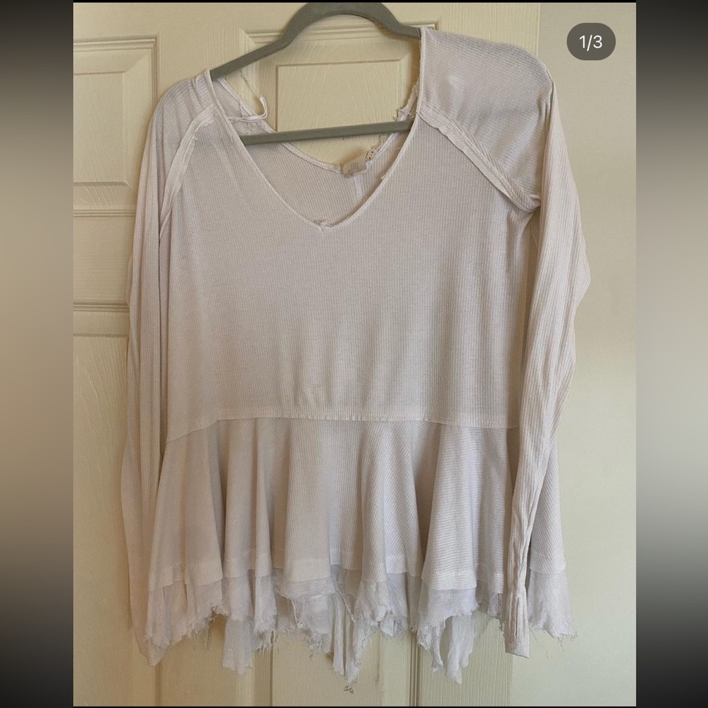 Free people long sleeve causal shirt XS